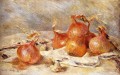 Henry Onions still life Pierre Auguste Renoir